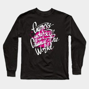 Streetdance from the 90s - postive message Long Sleeve T-Shirt